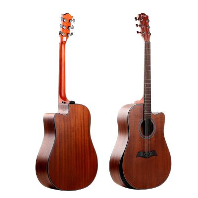 China Sapele Factory String Basswood Guitar Class Direct Solid Spruce Acoustic Acoustic Guitars 6 40/41 Inch Musical Instruments for sale