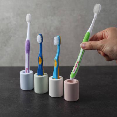 China Sustainable Water Absorbent Diatomite Toothbrush Holder For Bathroom for sale