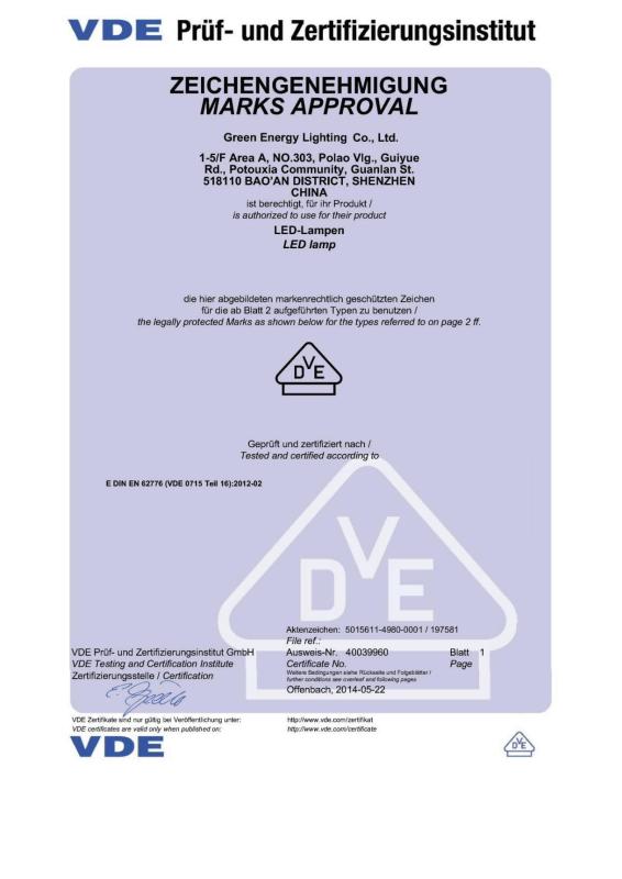 VDE - GEL Limited