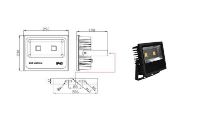 Chine La puissance élevée imperméabilisent le projecteur extérieur de 100 watts LED pour l'éclairage de paysage à vendre