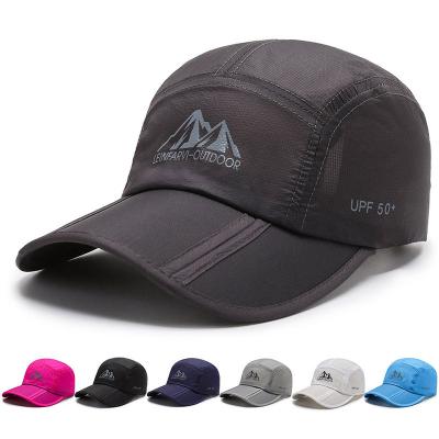 China breathable & Waterproof Baseball Hat For Sale With Logo Embroidery Outdoor Baseball Cap With Logo Unisex 6 Panel Customized Hat For Adult for sale