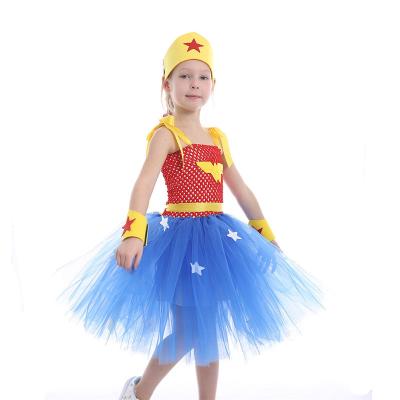 China Polyester Wonder Woman Costumes Tutu Dress For Party Halloween Carnival Cosplay Mans for sale