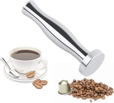 China Business Hot Sale Reusable 304 Stainless Steel Filling Tool Powdered Hammer Espresso Coffee Tamper for sale