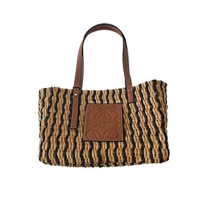 China Custom Rattan Bag Kids Rattan Beach Bag Rattan Bag From Lady Factory for sale