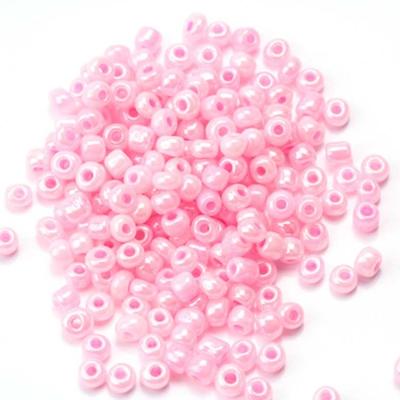 China For Handmade Accessories Necklace Kit Kids DIY Beaded Glass Bracelet Other Accessories Transparent Cream Solid Glass Seed Beads for sale