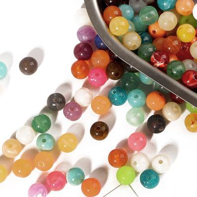 China DIY Jewelry Making Yiwu Agent Acrylic Beads Loose Beads Beaded Jewelry Kids DIY Handwoven Bracelet Jewelry Making for sale