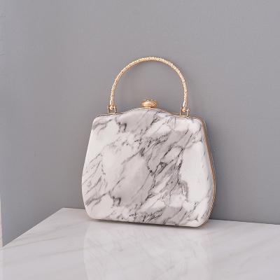 China European and American marbled dinner bag fashion handbag new girls mobile phone 2022 all-match fashion border for sale