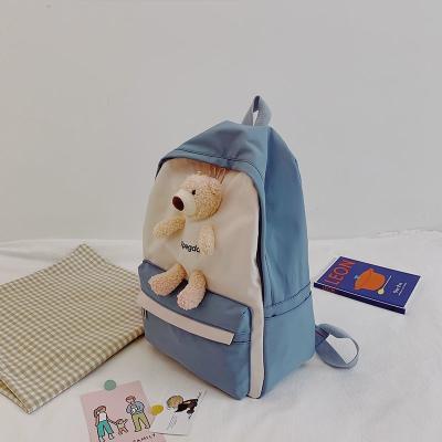 China Hot Selling Cute New Style Cute Cartoon Bear Fashion Schoolbag Harajuku School Student Girl Backpack for sale