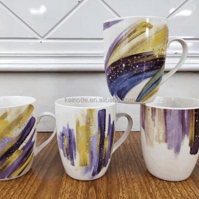 China Sustainable OEM ODM new design fine porcelain wholesale custom printed ceramic mug sublimation custom coffee mugs cheap for sale