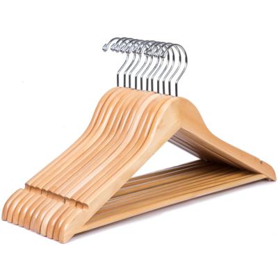 China BCU3013 High Quality Classic Eco-friendly Garment Bamboo Coat Hangers for sale