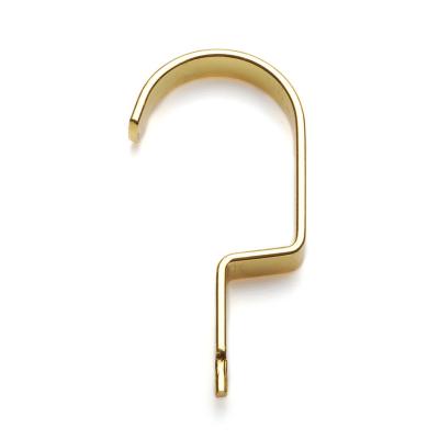 China China Factory Price Durable Hanger Accessories Metal Hooks Hooks Gold Brass Chrome Hook For Wooden Hanger for sale