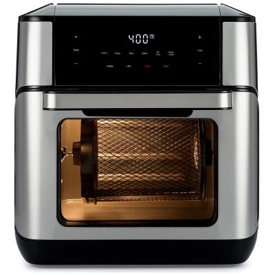 China Commercial Air Fryer, Rotisserie & Convection Oven, Air Fry, Roast, Bake, Dehydrate & Heat, 1500W, Stainless & Black for sale