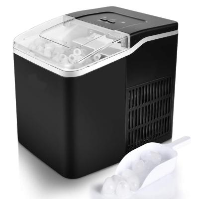 China The outdoor countertop ice maker machine is 26 lbs. 9 ice cubes prepare in 8 minutes with the ice scoop and basket for sale