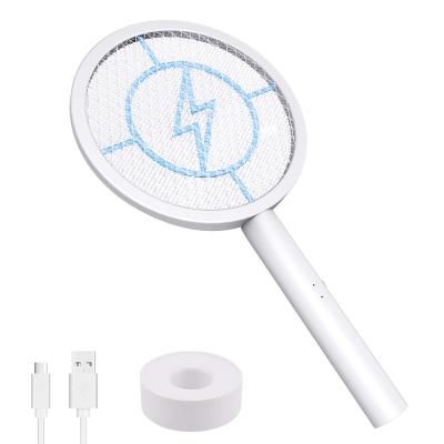 China Viable Mosquito Killer vlan Killer Mosquito Killer 4000V USB Rechargeable Electric Fly Swatter Racket for Home and Powerful Grid, Outdoor, Pest Bugs for sale