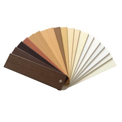 China Minimalist TOSAN - Venetian Foam PVC Fauxwood Shade Components - Venetian Blind Slat for sale