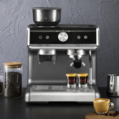 China Wholesale 15bar commercial commercial roasting semi automatic espresso coffee maker machine with grinder for sale