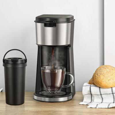 China Single Travel Portable Selfie Household Coffee Maker Clean Automatic Cup Brewer Capsule 2 in 1 Single K Cup Espresso Coffee Maker for sale