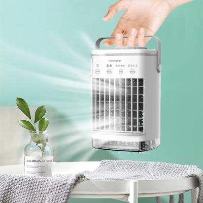 China Mini Cool Fan Portable Mini USB Table Desktop Summer Air Conditioner Fan Cooling Coolers with Water Tank for sale