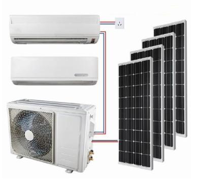 China Factory Price 100% Eco Solar Powered 18000btu Split Wall Mounted Solar AC Power Conditioner Air Conditioner for sale