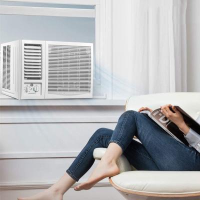 China Portable Mechanical Type Household Room Summer Cooling Air Window White Hotel AC Conditioners for sale