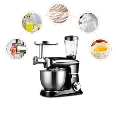 China Food Processors 6.5L Multifunctional Household Desktop Ejector Button Beater Egg-breaking Mixers Cake Flour Dough Chopper Mixers for sale