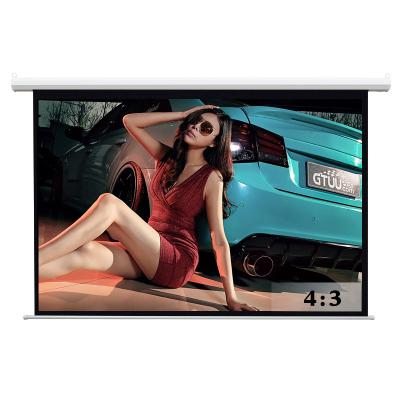 China Electric make an outdoor electric projector screen for sale