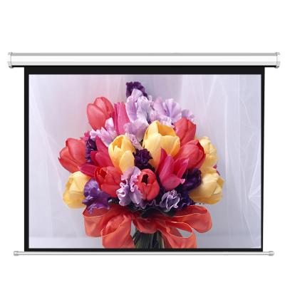 China Electric Foldable Waterproof Electric Projector Screen for sale