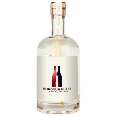 China Beverage Factory Produced Wholesale Customized Vodka Bottles Glass Vodka 750ml for sale