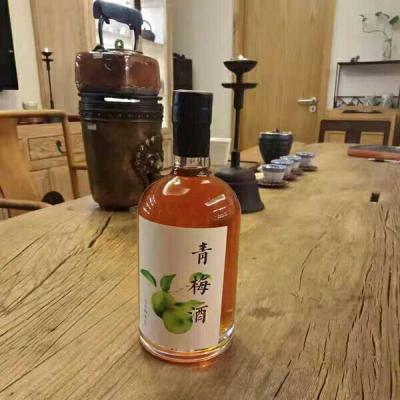 China Beverage factory produced delicate appearance glass bottle brandy for sale