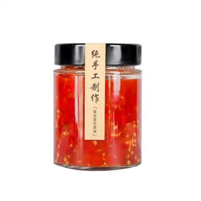 China Food Factory Produced Logo Storage Jar Glass Customized for sale