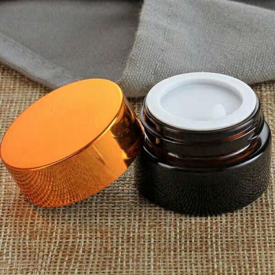 China Supplier Cosmetic Empty Luxury Airless Glass Cosmetic Factory Airless Cream Jar for sale