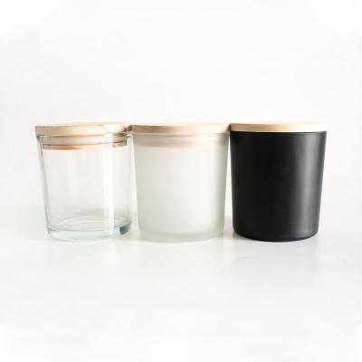 China Unique Luxury Factory Produced Wholesale Empty Clear Luxury Glass Candle Jars With Lid for sale