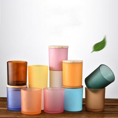 China Quality Decoration European Home Sweet Decorative Cylinder Candles Empty Jars for sale