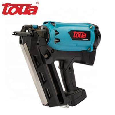 China Paper Tape 48 Nails Cordless Framing Nail Gun Gas Nailer For Fuel Cell GFN3490 Strong for sale