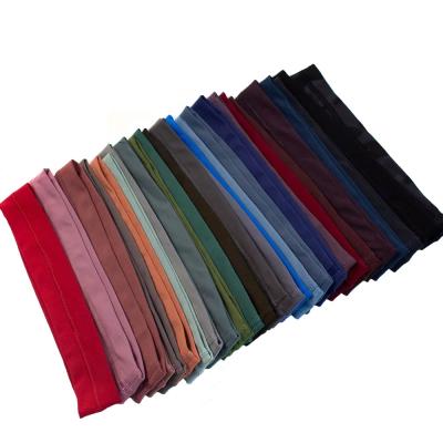 China Absorb Sweat Factory Direct Moisture Spandex Sweat Bands Yoga Super Wicking Sweatband for sale