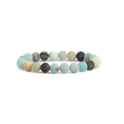 China Fast Delivery Hot Sale Natural Stone Yoga Stretch Bracelet Healing Bracelet For Women And Girls for sale