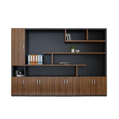 China Simple Modern Bottom Cabinet Bottom Cabinet High Cabinet Modern Wooden Furniture Bookcase for sale