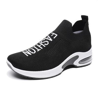 China CUSHIONING Step Up Wholesale Air Cushion Sneakers Sports Shoes Walking Casual Sports Shoes Sock Shoes for sale