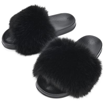 China Custom Fashion Fuzzy Slippers For Outdoor Fashion Trend Woman Sandals Slipper Slippers for sale