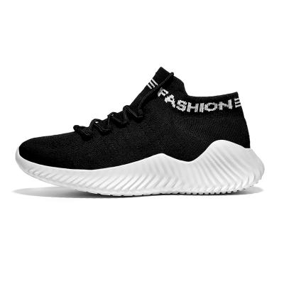 China Fashion Breathable Sock Sport Shoes Knit Lightweight Sports Shoes For Men for sale