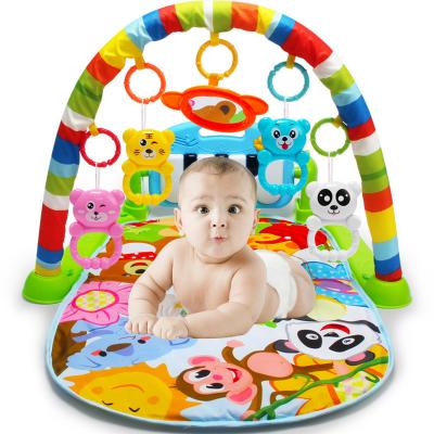 China Multifunctional Foldable Non-Toxic Cotton Kid Floor Activity Fitness Support Gym Mat Musical Piano Keyboard Baby Crawling Soft Mats for sale