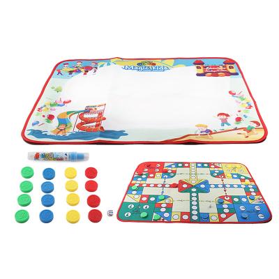 China DIY Paint DIY Children Play Doodle Covering Paint Aqua Doodle Water Drawing Mat Plane Educational Chess for sale