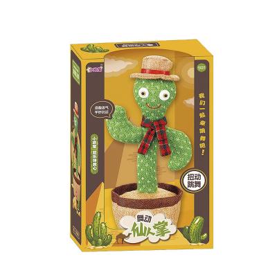 China Plush Low Price 120 Song Singing And Dancing Cactus Plush Toy Dancing Talking Cactus for sale