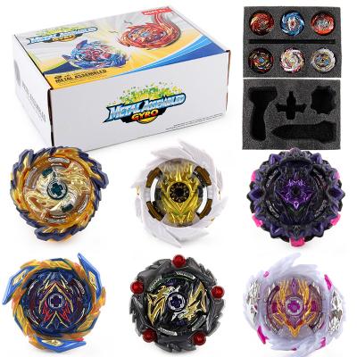 China Eco-friendly Material Battle s Toy Spinning Metal Burst Toy Set Spinning Top Toys Classic Toy for sale