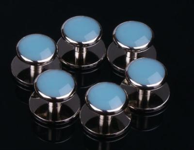 China Newly Blue Mens Brass Shirt Studs Maker for sale