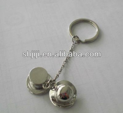 China ALLOY Round Cap And Top Cap Jewelry Key Chains for sale