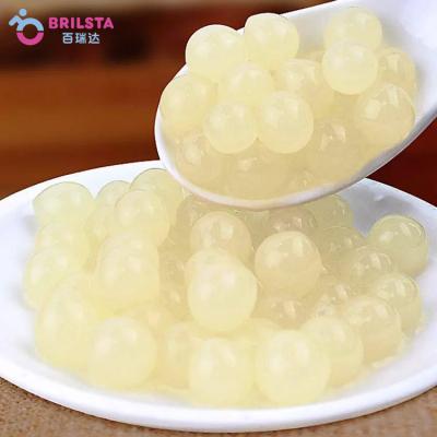 China Wholesale Brilsta Tea Without Additives Instant Bursting Pearl Milk Tea Ingredients Small Popping Boba for sale