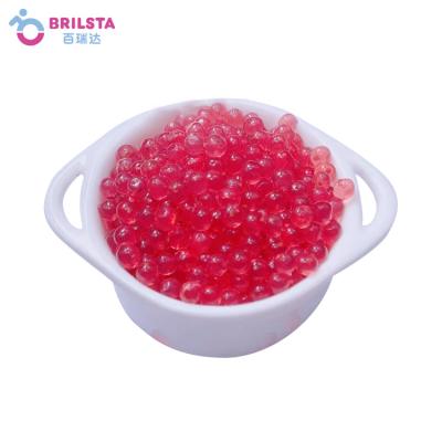 China Wholesale Refreshment Brilsta Strawberry Blueberry Flavor Milk Ice Cream/Baking/Tea/Jam/Tea/Cheese Supplies Bubble Tea Ingredients Poepoe Ball for sale