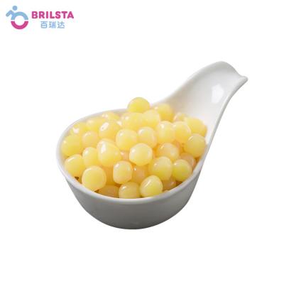 China Juice Brilsta NO--Boiled Fruit Flavor Peach Brown Sugar Healthy Small Food Milk Tea Raw Materials Fiber Boba for sale