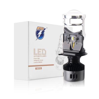 China Wholesale RTD M01B H4 LED Mini Headlight Aluminum Projector Headlight Bulbs For Automotive 6000k 8000k Focused Light for sale